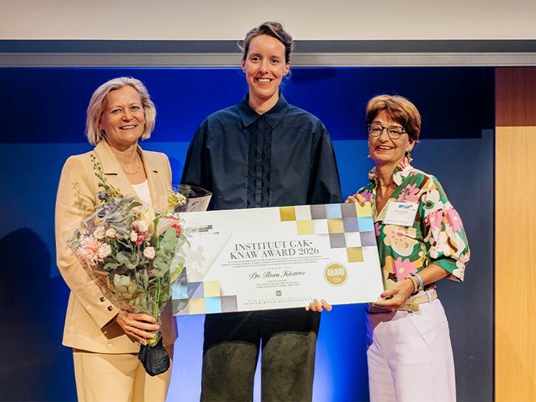 Instituut Gak-KNAW Award voor Rosa Kösters - Instituut Gak